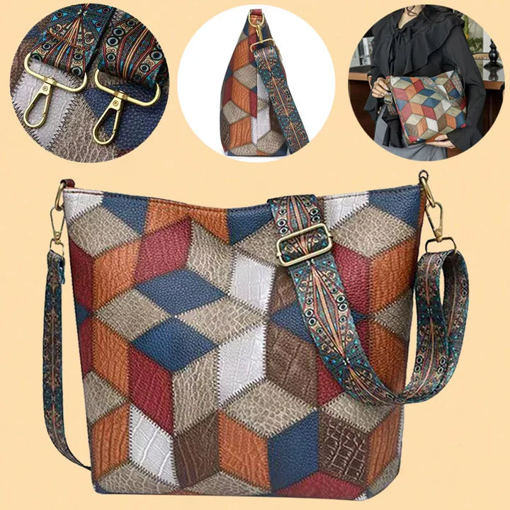 Isabel – Bolso de mano elegante con mosaico
