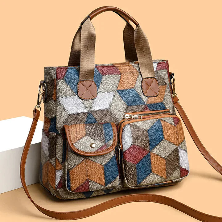 Isabel – Bolso de mano elegante con mosaico