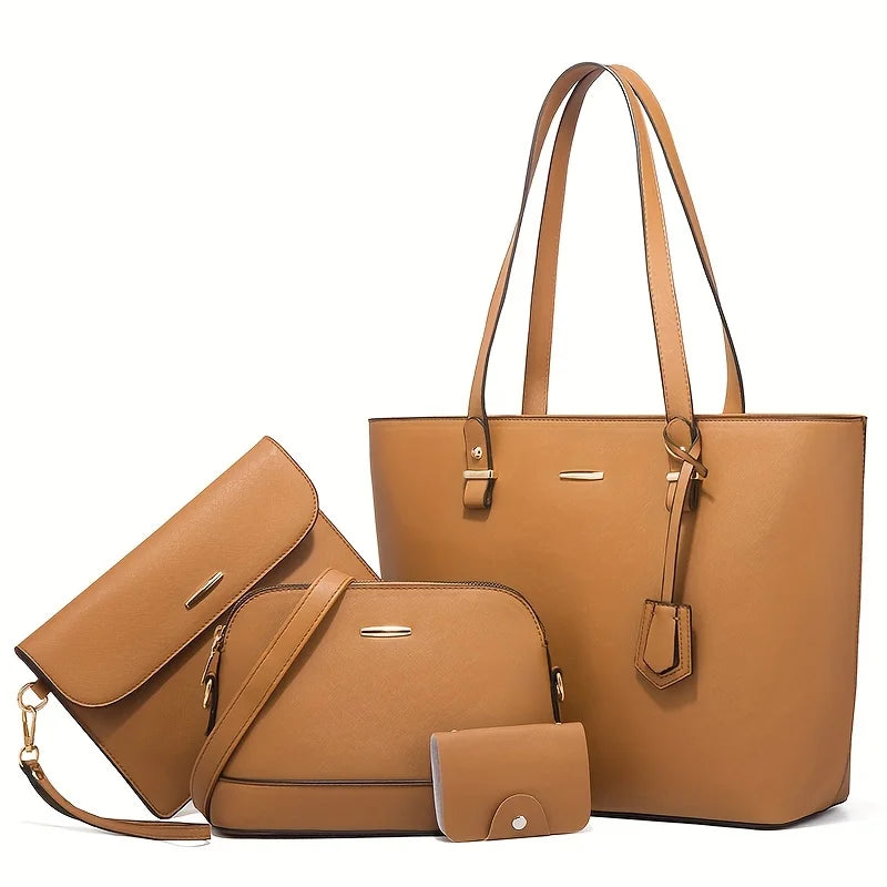 Clara – Juego de 4 bolsos modernos elegantes