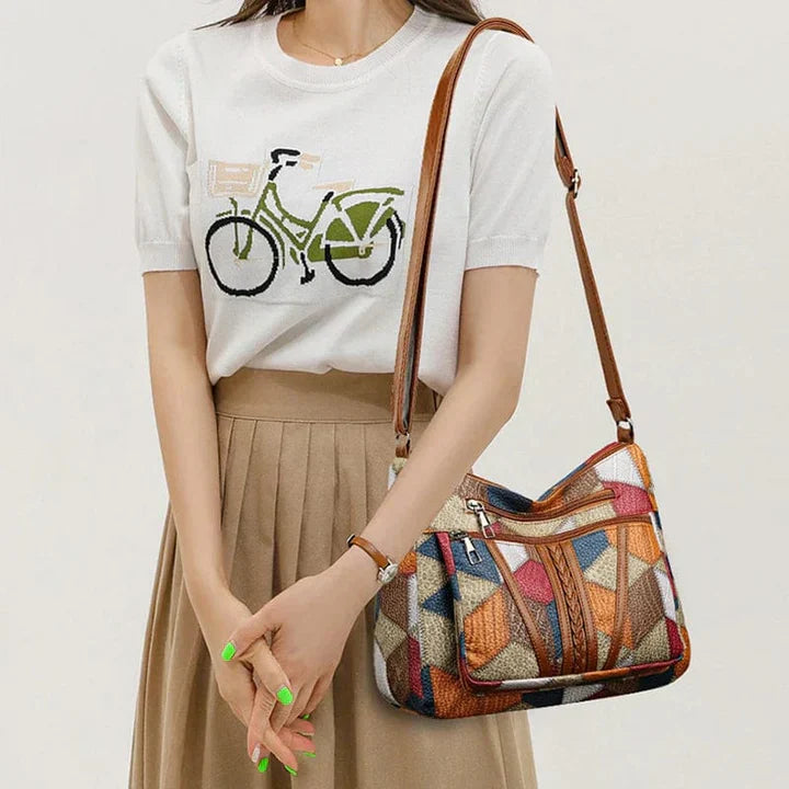 Isabel – Bolso de mano elegante con mosaico