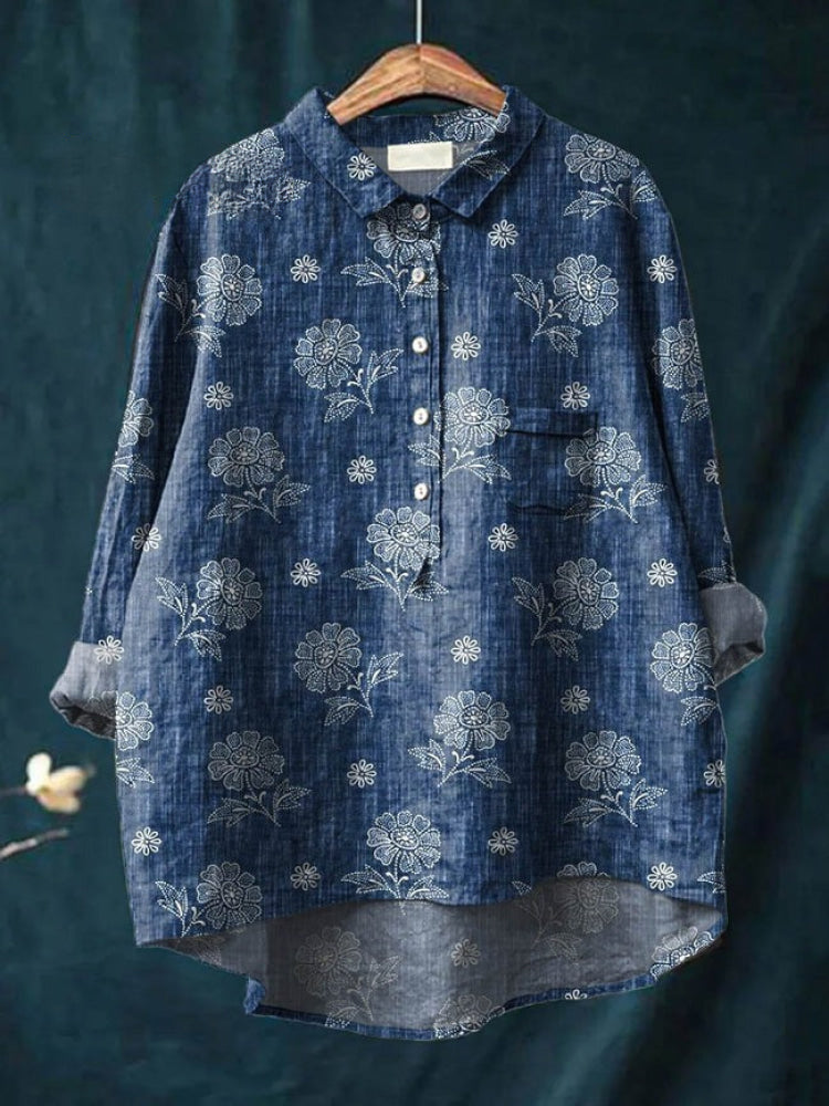 Tiziana – Camisa elegante con estampado