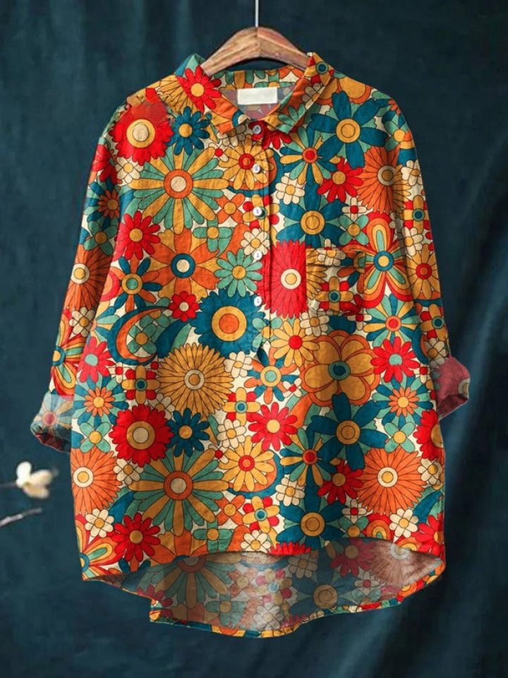 Tiziana – Camisa elegante con estampado