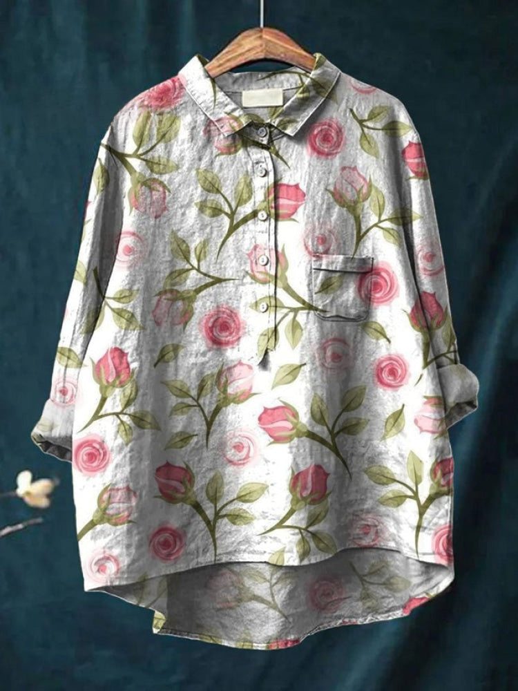 Tiziana – Camisa elegante con estampado