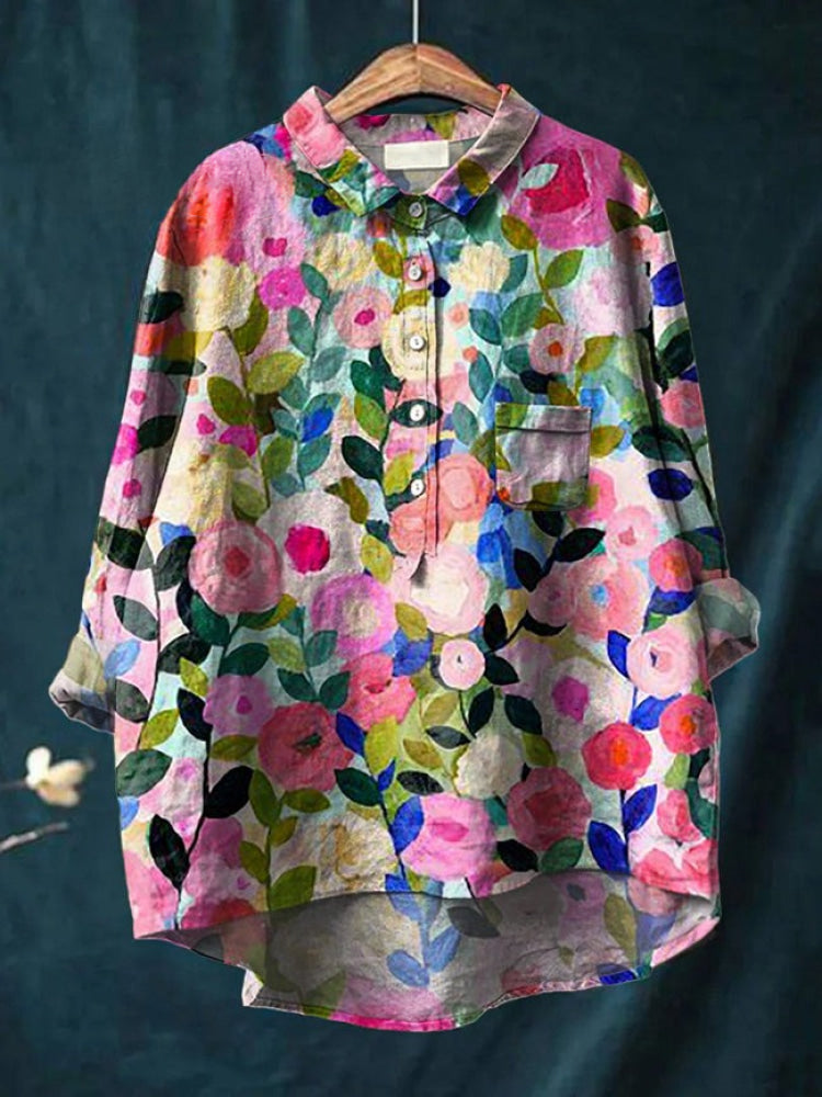 Tiziana – Camisa elegante con estampado