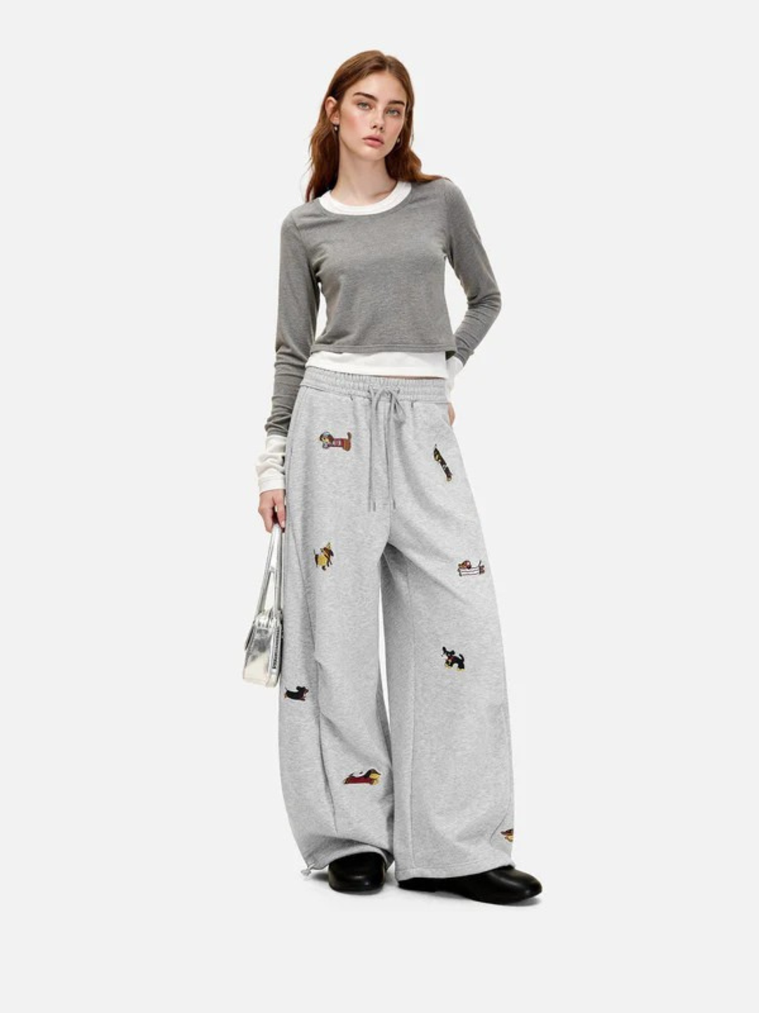 Amalia – Pantalones bordados elegantes Pup Barrel 🐾