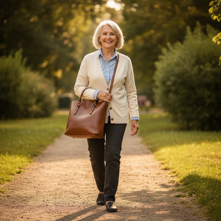 Gertrud – El bolso de hombro elegante vintage