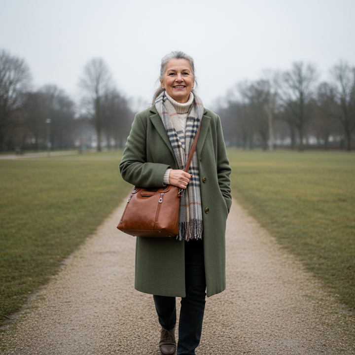 Emma – Bolso de hombro elegante retro