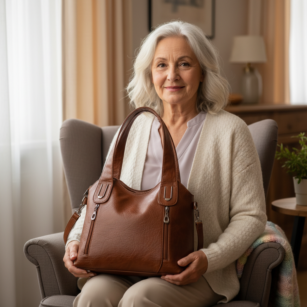 Emma – Bolso de hombro elegante retro