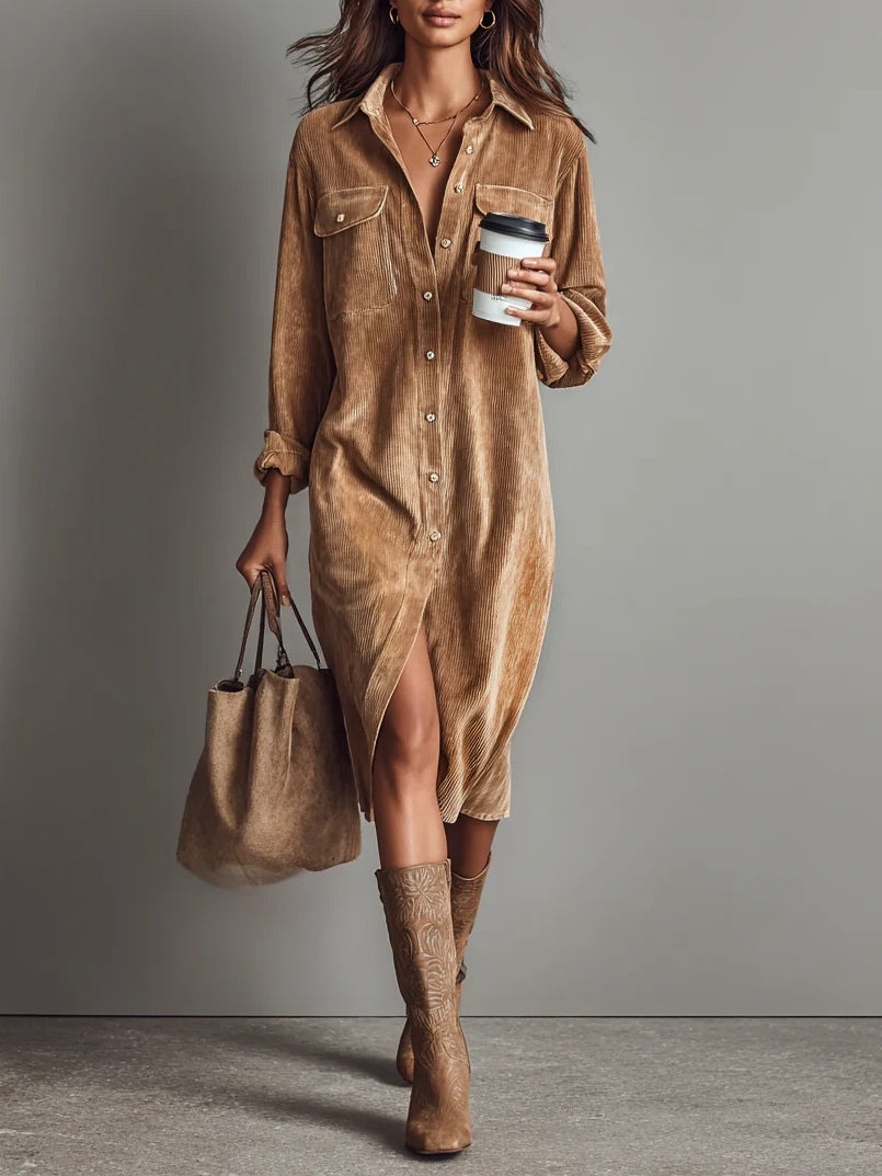 Estela – Vestido midi elegante