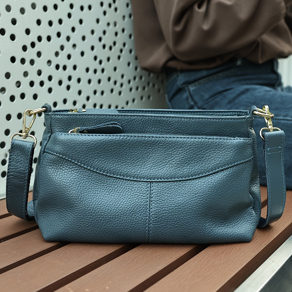 Rina – Bolso bandolera elegante con diseño de guijarros