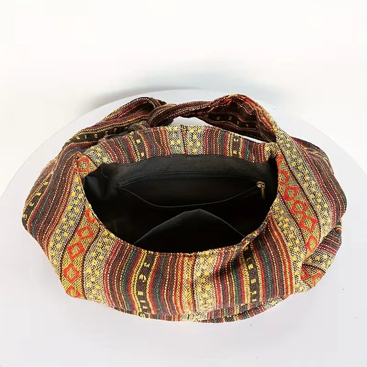 Maya – Elegante bolso de hombro tejido bohemio