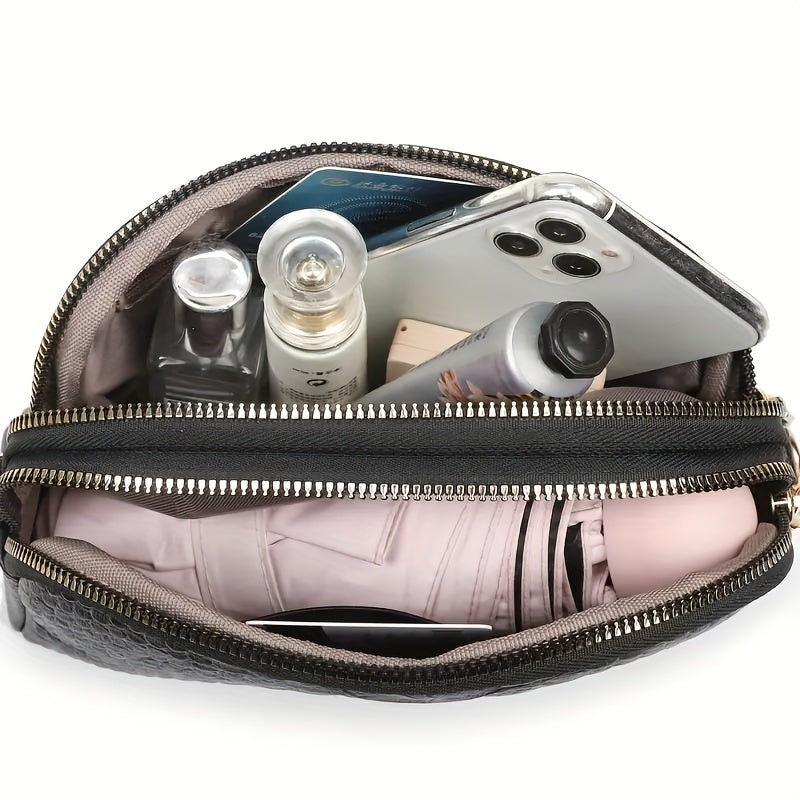 Isabella – Bolso bandolera elegante con relieve de cocodrilo