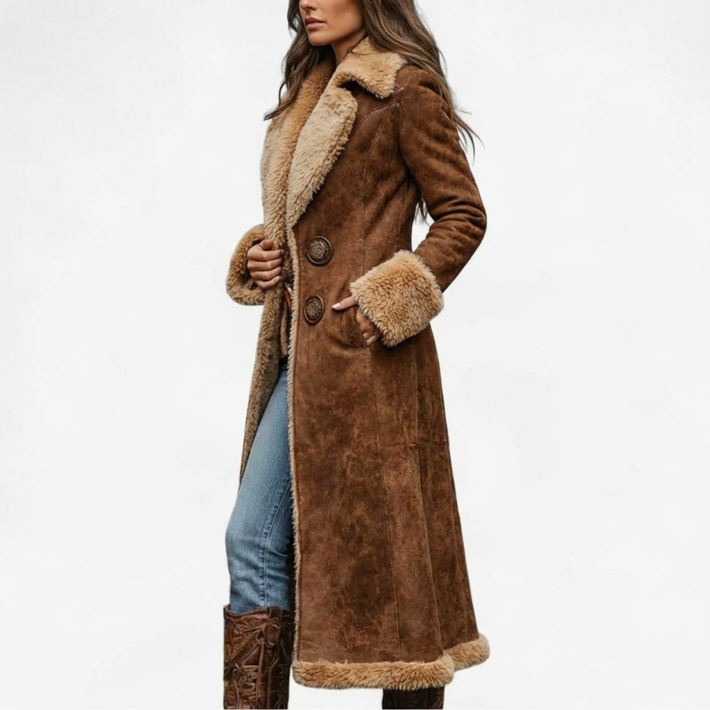 Claire – Abrigo elegante y largo de invierno