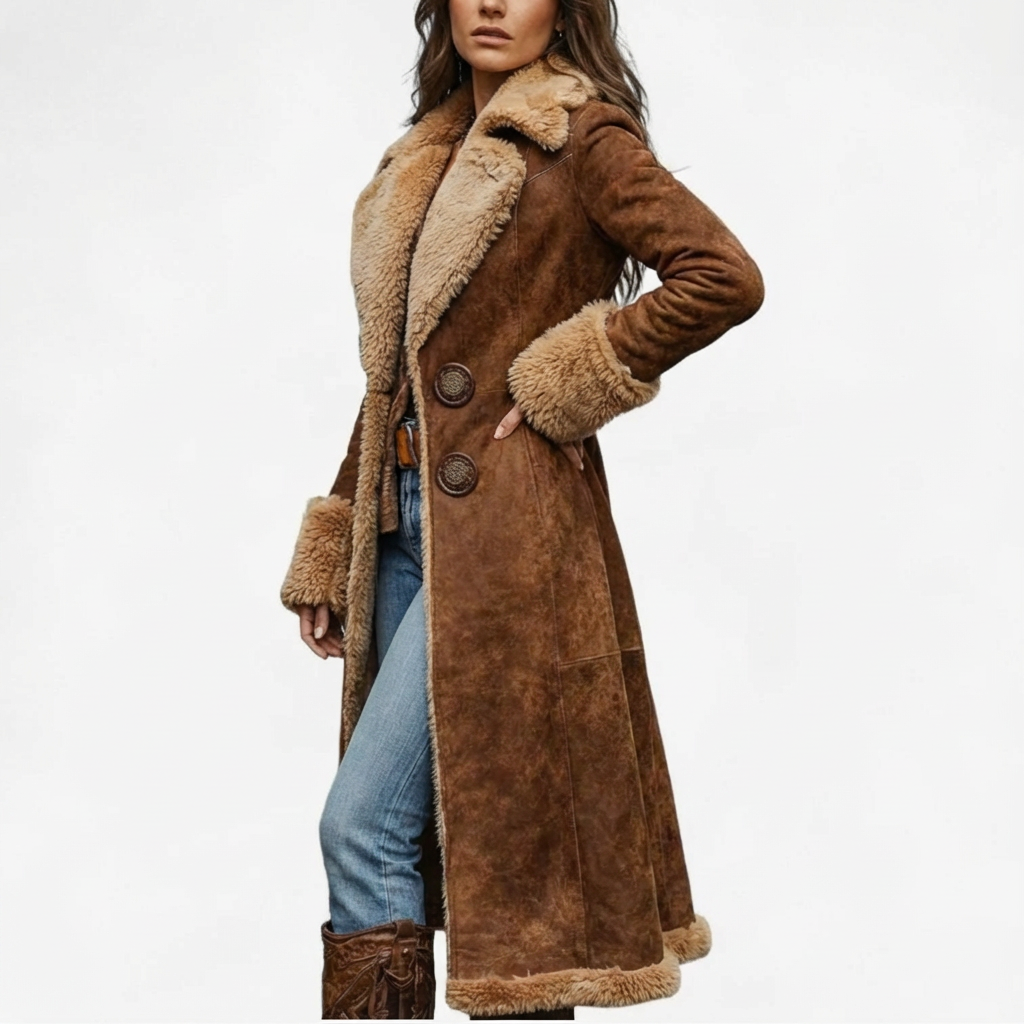 Claire – Abrigo elegante y largo de invierno