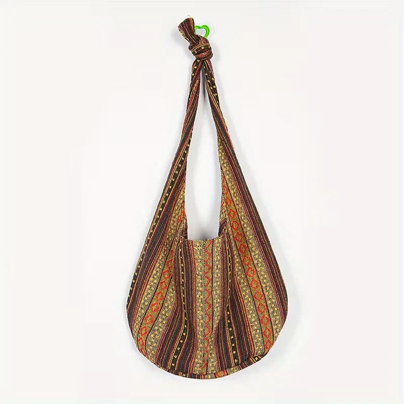 Maya – Elegante bolso de hombro tejido bohemio