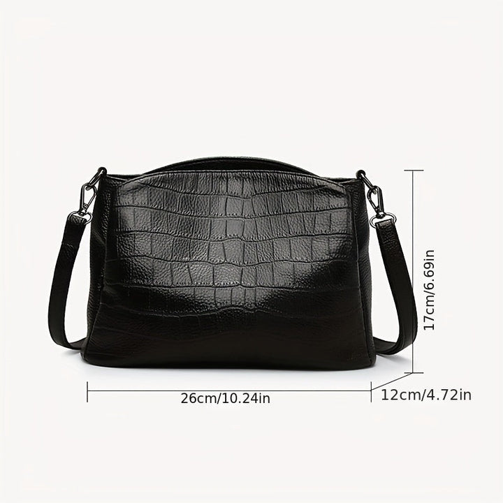 Vivienne – El bolso de hombro elegante de cocodrilo