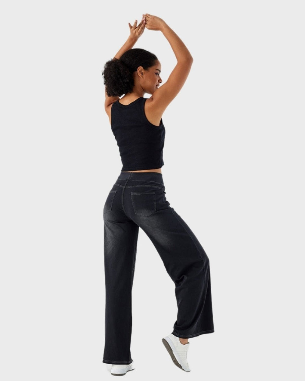 Isabella – Vaqueros elegantes de cintura alta
