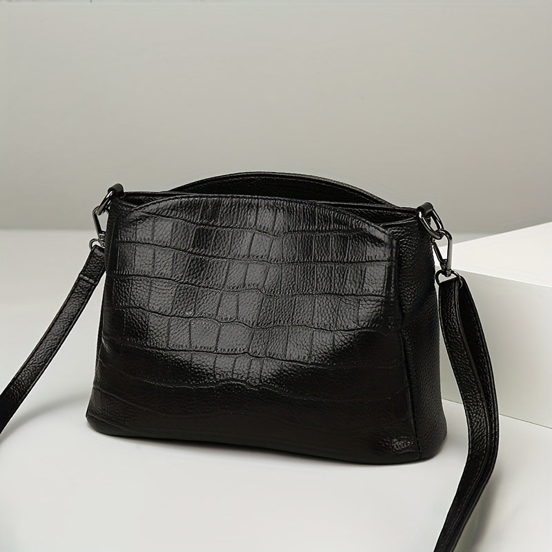 Vivienne – El bolso de hombro elegante de cocodrilo
