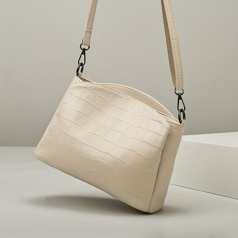 Vivienne – El bolso de hombro elegante de cocodrilo