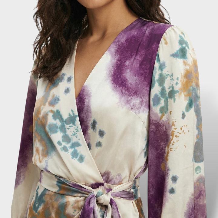 Elena – Vestido midi escote en V