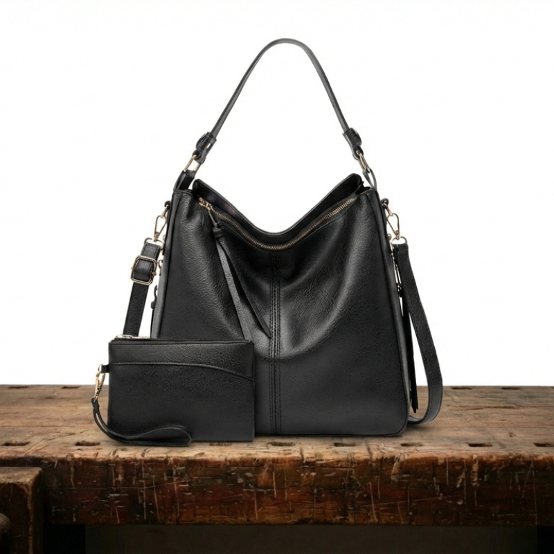 Isabel – Bolso hobo antirrobo elegante + Cartera pequeña GRATIS