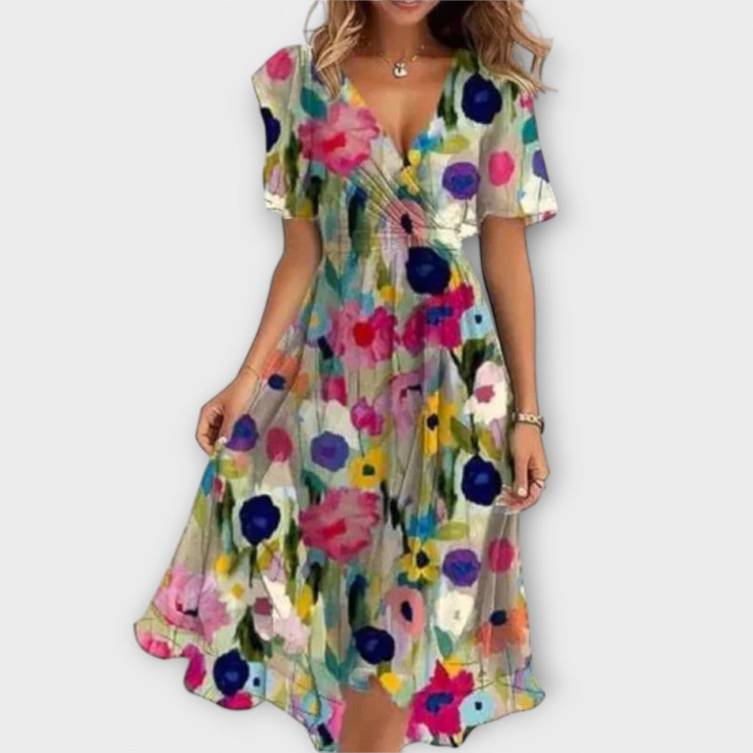 Ana – Vestido con escote en V