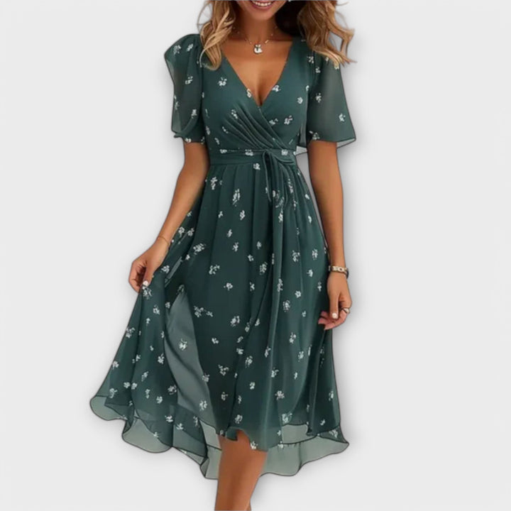 Ana – Vestido con escote en V