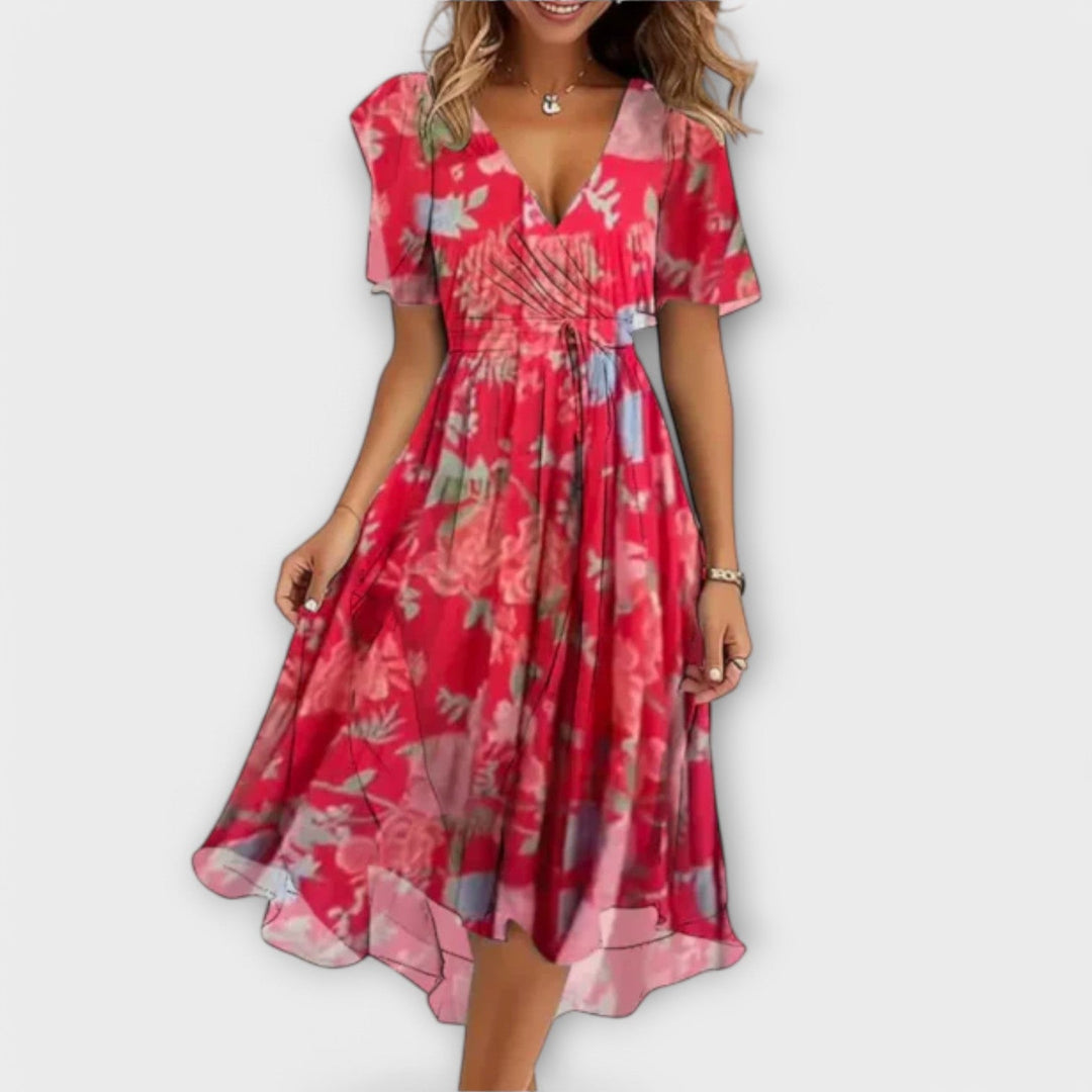 Ana – Vestido con escote en V