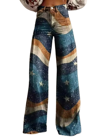 Rocío – Pantalones elegantes boho vintage