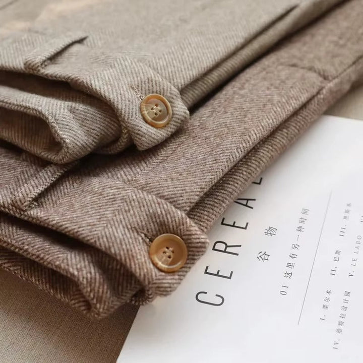 Clara – Pantalones de traje de cintura alta elegantes para mujer