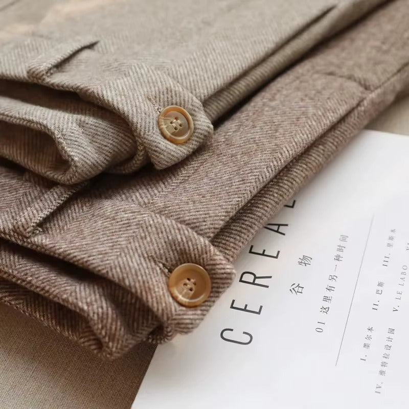 Clara – Pantalones de traje de cintura alta elegantes para mujer