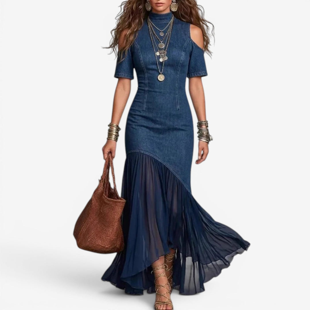 Camila – Vestido largo hombros descubiertos