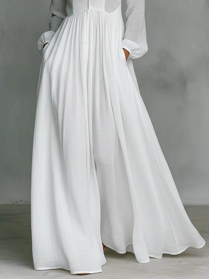 Carla – Vestido maxi elegante minimalista