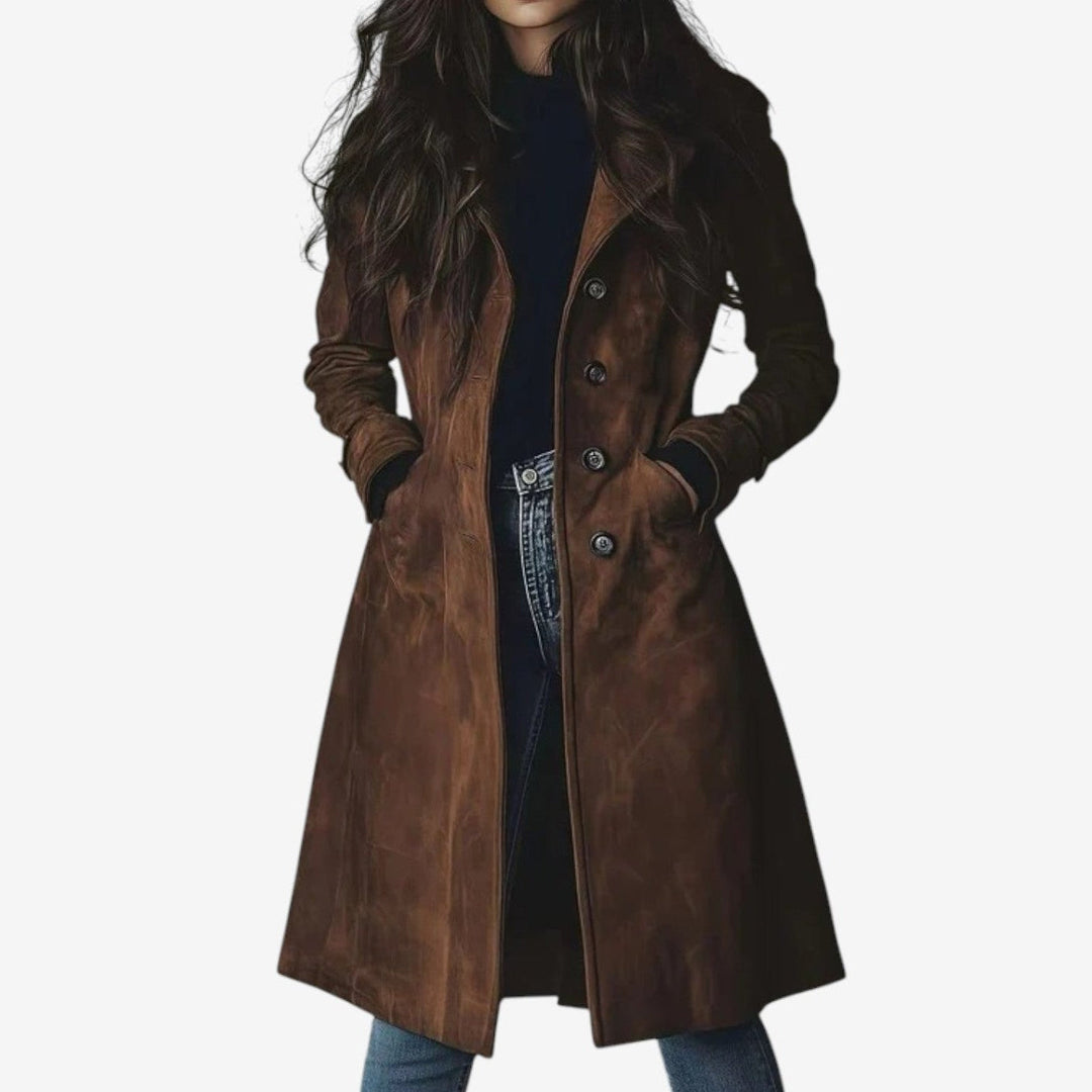 Isabella – Elegante abrigo largo para calidez y estilo atemporales