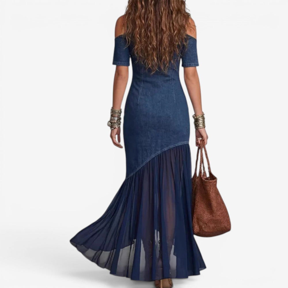 Camila – Vestido largo hombros descubiertos