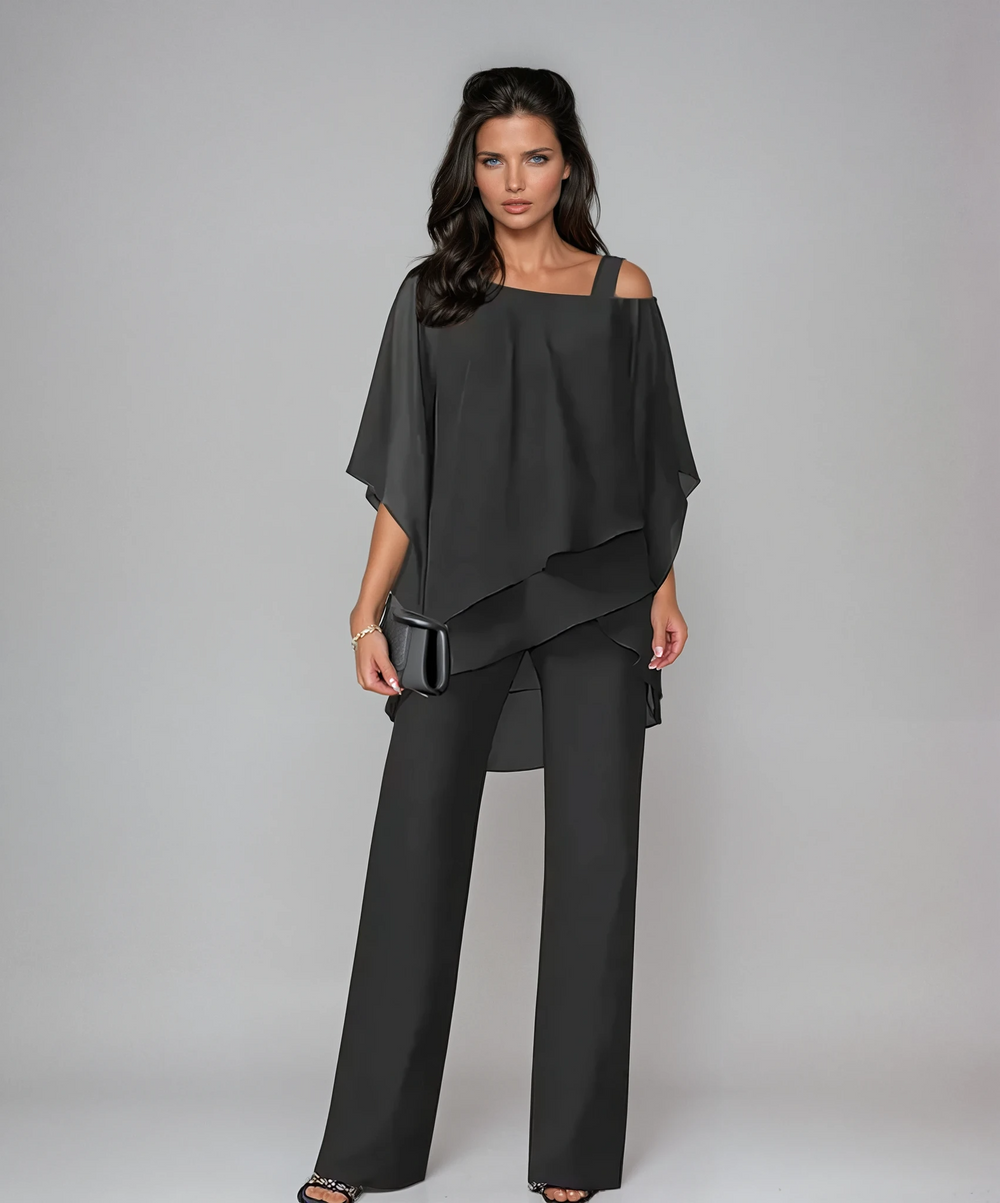 Mariella – Conjunto elegante de dos piezas refinado