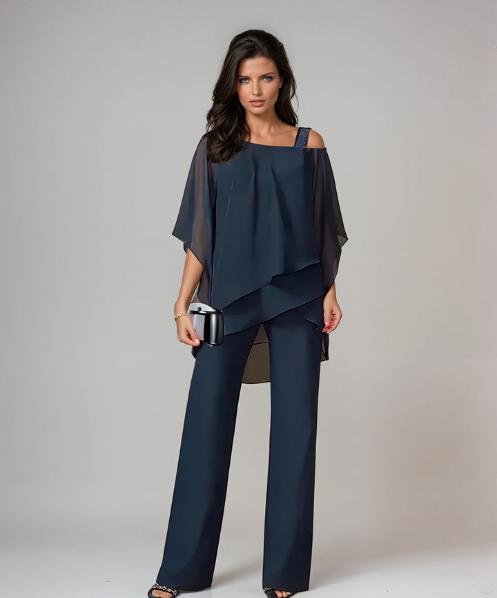 Mariella – Conjunto elegante de dos piezas refinado