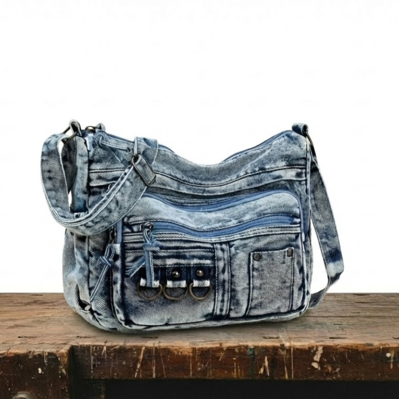 Jenna – Elegante bolso de hombro vaquero