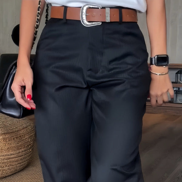 Mathilda – Pantalones elegantes y favorecedores con rayas