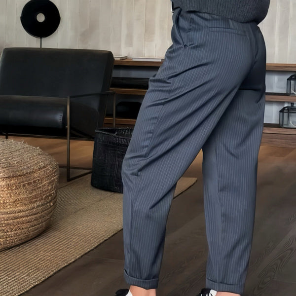 Mathilda – Pantalones elegantes y favorecedores con rayas