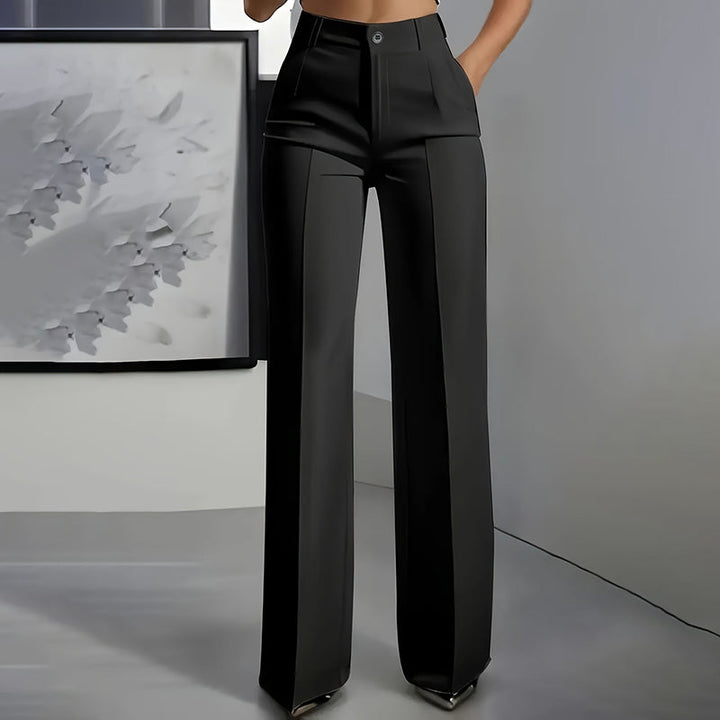 Isabella – Pantalones de traje de mujer elegantes con cintura alta