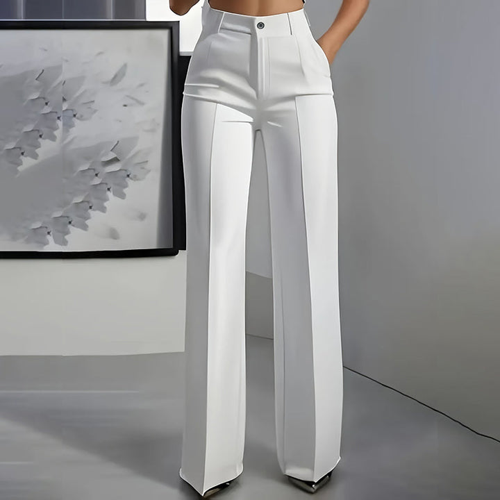 Isabella – Pantalones de traje de mujer elegantes con cintura alta