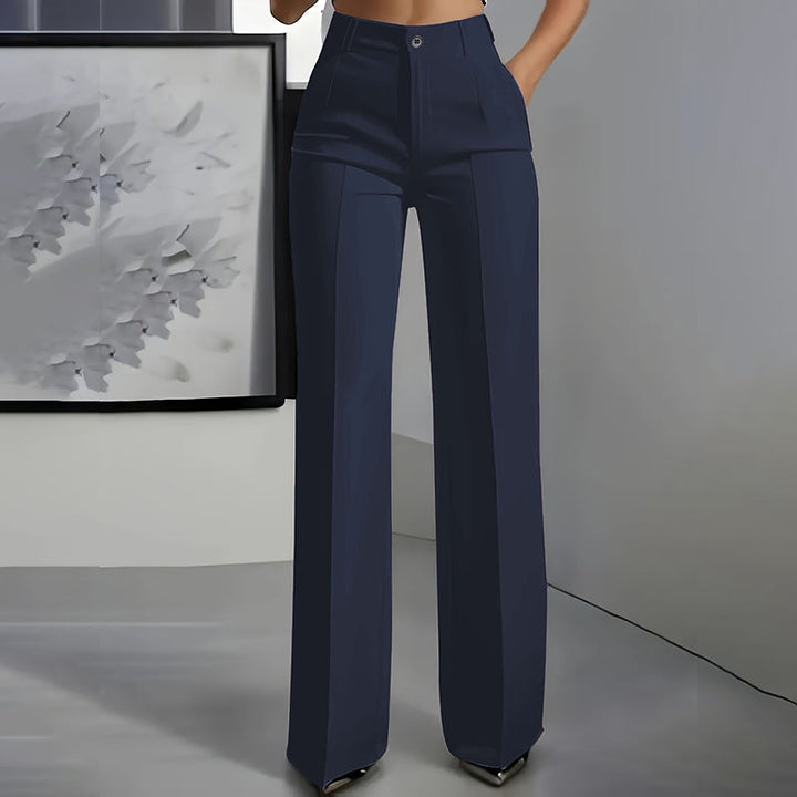 Isabella – Pantalones de traje de mujer elegantes con cintura alta