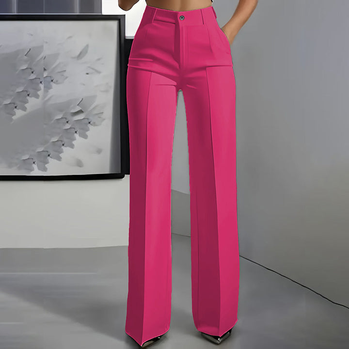 Isabella – Pantalones de traje de mujer elegantes con cintura alta