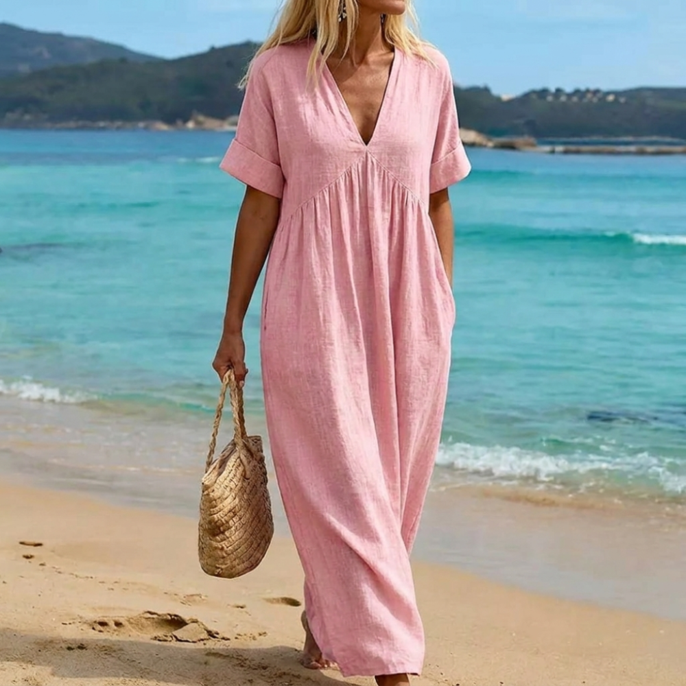 Viviana – Vestido largo fluido